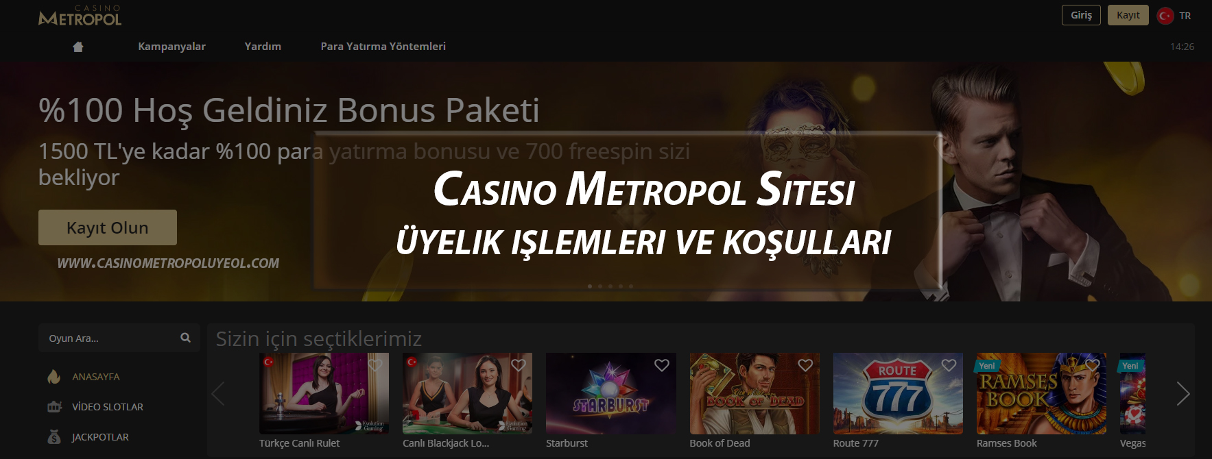 tr casino Üyelik Başlatma İşlemleri